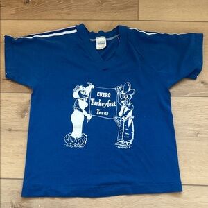 Vintage Blue Kids Turkeyfest T-Shirt